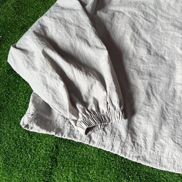 LAB Studio Vivid Lauren Oversized Cropped Windbreaker Running Jacket Hooded M/L - Picture 11 of 12